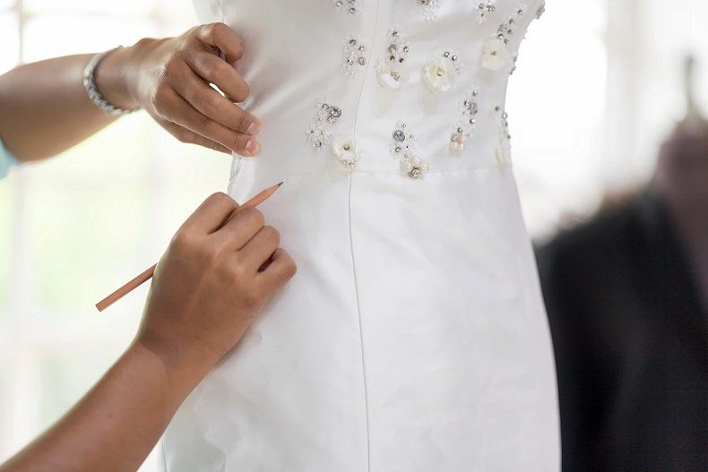 Bridal gown alteration and couture care in San Francisco