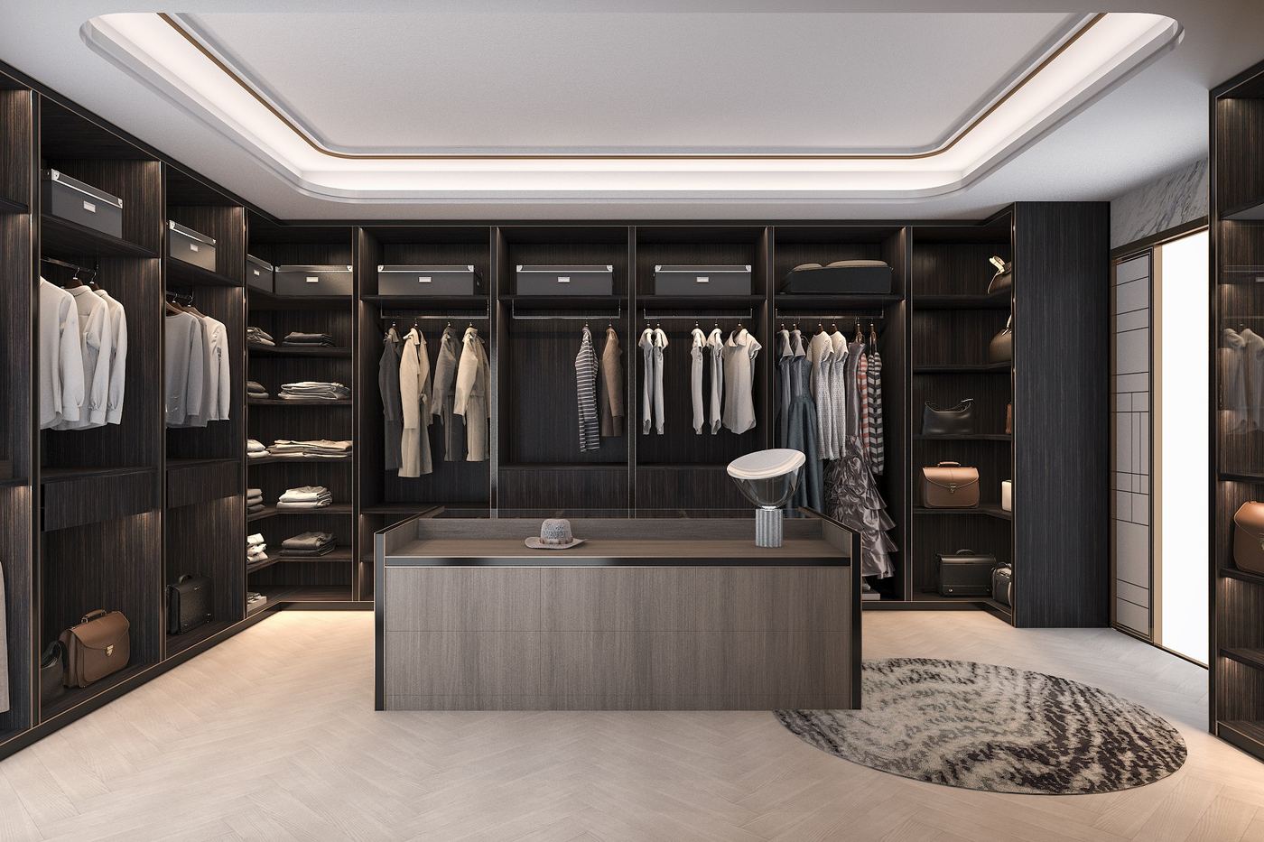 Wardrobe of clothes with AlterCleaners price list